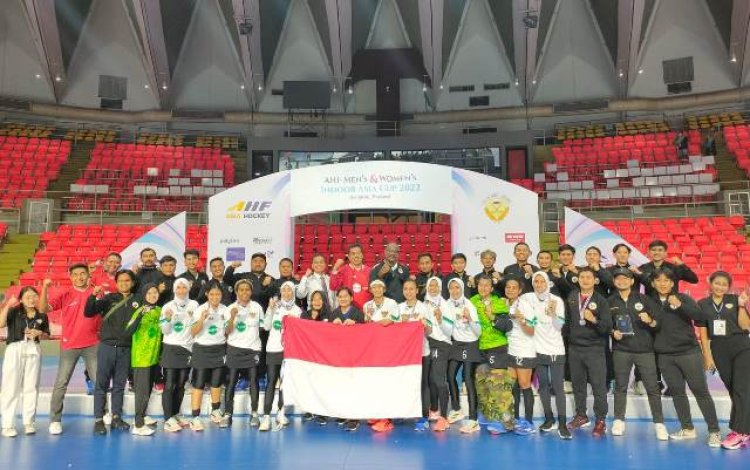 Raih Posisi Runner Up, Timnas Hockey Indoor Putri Indonesia Ciptakan Sejarah di Kejuaraan Internasional Asia