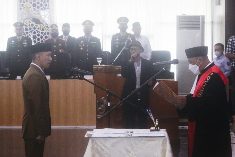 Rusli Prihatevy Dilantik Jadi Wakil Ketua DPRD Kota Bogor