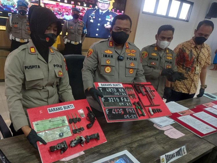 Polisi Ringkus Dua Pelaku Curanmor di Kabupaten Bogor yang Terkenal Sadis, Dua Lainnya Jadi DPO