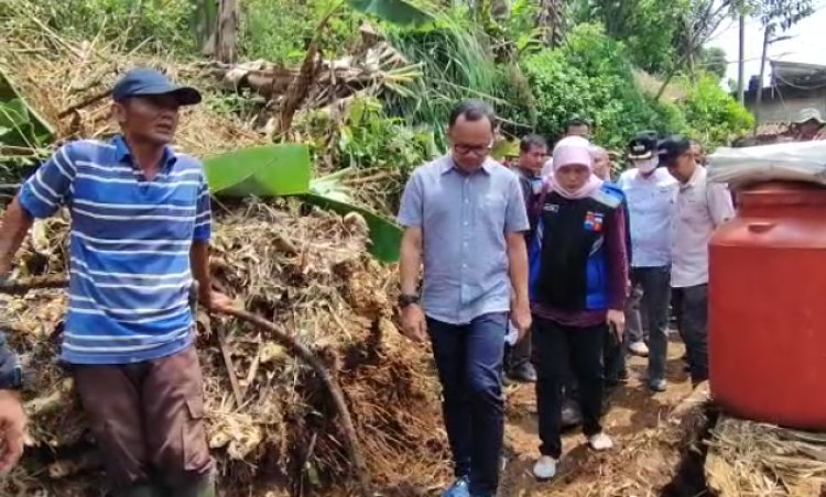 Bima Tinjau Longsor dan Banjir di Kertamaya, Minta Pengembang Bertanggungjawab