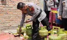 Polresta Cirebon Gerebek Gudang Penyalahgunaan Gas Bersubsidi di Palimanan