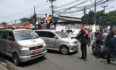 Dampak Aksi Long March Ribuan Buruh, Sejumlah Ruas Jalan di KBB Alami Kemacetan