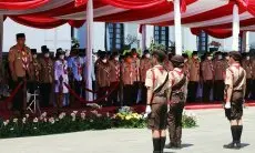 FOTO: Peringatan Hari Pramuka Ke-61 Tingkat Kwarda Jawa Barat