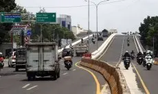 FOTO: Pemberlakuan Dua Arah pada Uji Coba Flyover Kopo