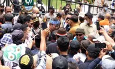 FOTO: Ridwan Kamil Datangi Aksi Para Petani di Hari Tani Nasional