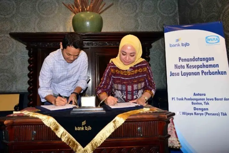 Tingkatkan Sinergitas BUMN, bank bjb Teken MoU Layanan Perbankan dengan PT Wijaya Karya