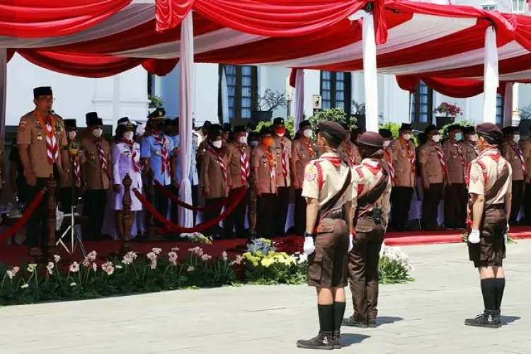 FOTO: Peringatan Hari Pramuka Ke-61 Tingkat Kwarda Jawa Barat