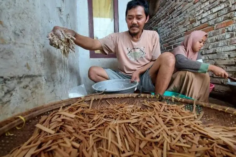 Bermodalkan Kemauan dan Kreativitas, Pemuda Pengangguran di Cimahi Sulap Kulit Singkong Jadi Cuan