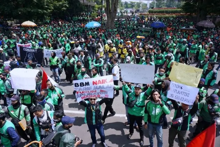 Grab hingga Gojek Tetap Beroperasi Normal di Tengah Aksi Demo Ojol pada 20 Mei