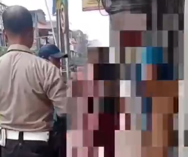 VIRAL... Dapati Wanita Telanjang Dua Polisi Di Kota Bandung Lakukan Hal Ini