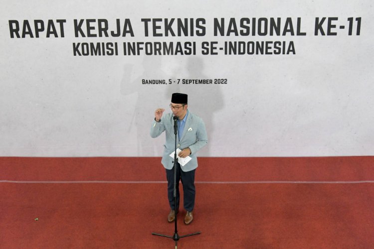 Ridwan Kamil: Jabar Siap Keliling Mendukung Keterbukaan Informasi Se-Indonesia