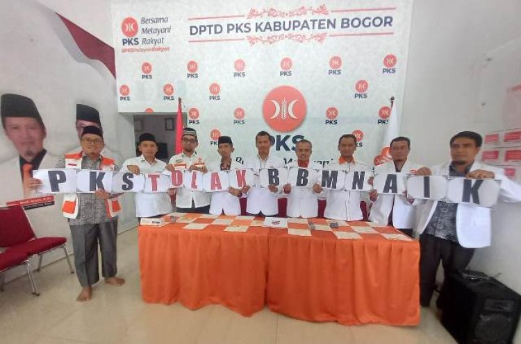 Tanpa Tangisan, PKS Kabupaten Bogor Menolak Kenaikan Harga BBM
