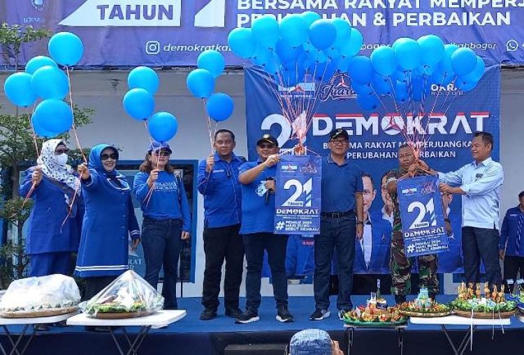 Demokrat Kabupaten Bogor Gelar Turnamen Bola Voli AHY Cup Berhadiah Uang Sebesar Rp21 Juta