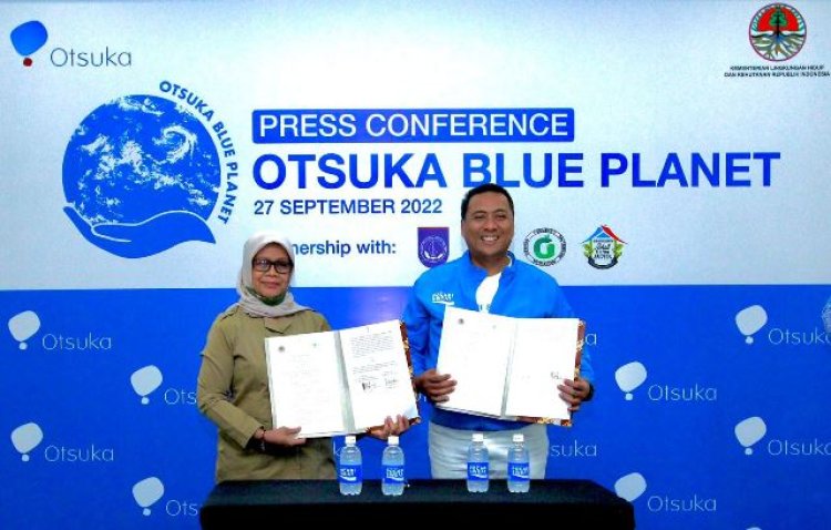 PT Amerta Indah Otsuka Gulirkan Otsuka Blue Planet untuk Mengurangi Sampah Plastik 