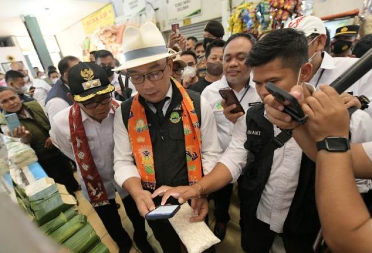 Ridwan Kamil Pastikan Seluruh Pasar Tradisional di Jabar Bertransformasi Terapkan Digitalisasi Seperti Pasar Sukatani