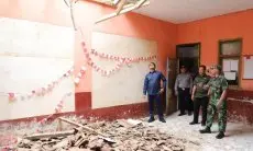 Atap SDN 1 Bunisari di Garut Ambruk Lantaran Struktur yang Dibangun pada 1983 Lapuk 
