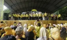 HUT ke 58 Partai Golkar, Ribuan Orang di Kota Bogor Ikuti Jalan Sehat Berhadiah Mobil