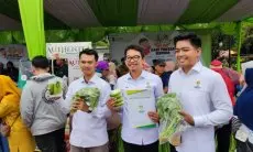 Peringati Hari Pangan Sedunia, HIPMI dan DKPP Tebar Ribuan Paket Telur Juga Sayuran