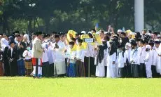 FOTO: Apel Peringatan Hari Santri di Jabar