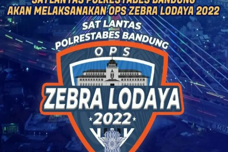 Operasi Zebra Lodaya 2022, Ini Target Penindakan Satlantas Polrestabes Bandung