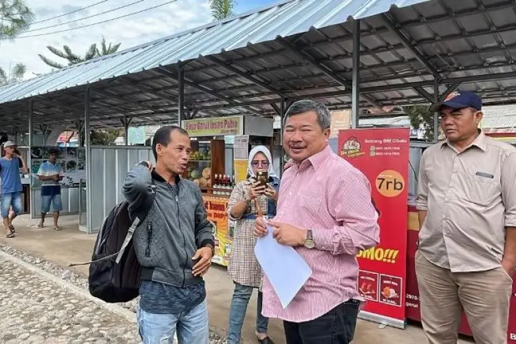 Rudy Gunawan Datangi Taman Kuliner Cibatu Garut
