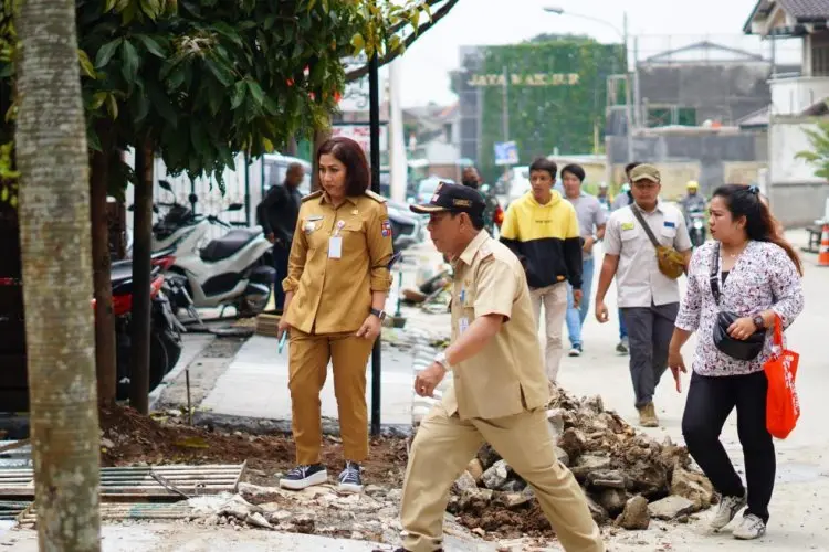 Camat Bogor Timur Meradang, Proyek Pedestarian BMC 'Amburadul'