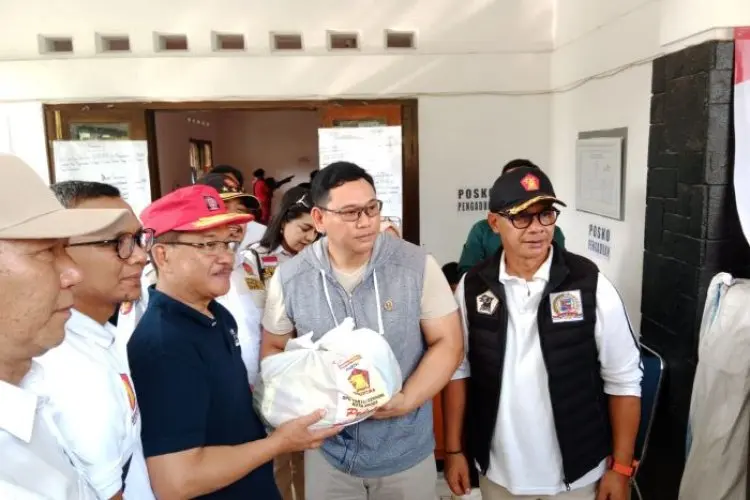 Gerindra Kota Bogor Keliling Tebar Bantuan untuk Korban Bencana