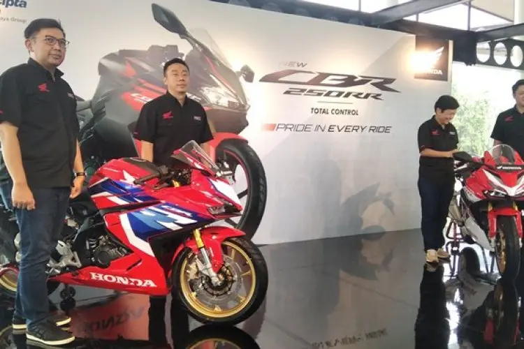 DAM Bidik 35 Unit New Honda CBR250RR Terjual di Jabar