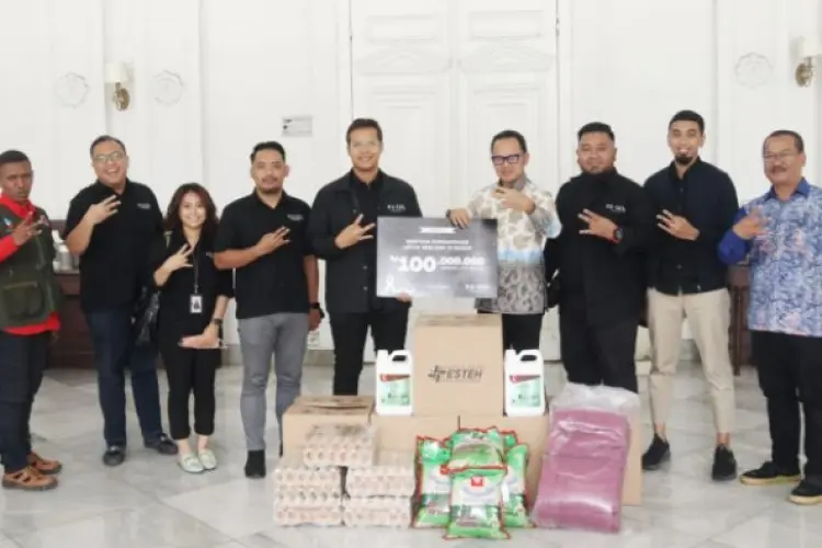 Esteh Indonesia Bantu Korban Bencana di Kota Bogor