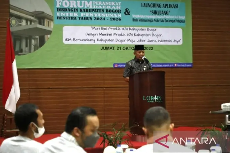 Dorong Pertumbuhan Ekonomi, Pemkab Bogor Manfaatkan Aplikasi 'Sikujang'