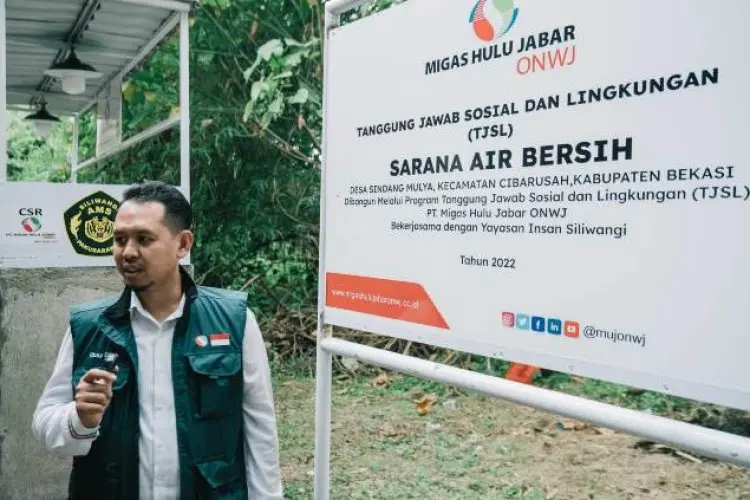 PT MUJ ONWJ Dirikan Sarana Air Bersih bagi Warga Cibarusah Bekasi
