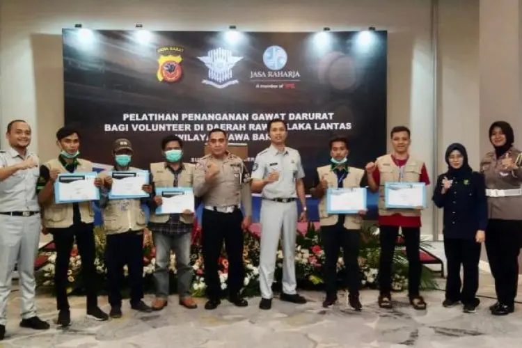 Jasa Raharja Jabar dan Polres Subang Gelar Pelatihan PPGD Korban Kecelakaan Lalu Lintas