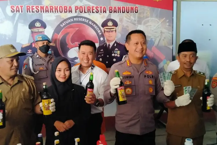 Polresta Bandung Berhasil Amankan Ribuan Butir Obat Terlarang