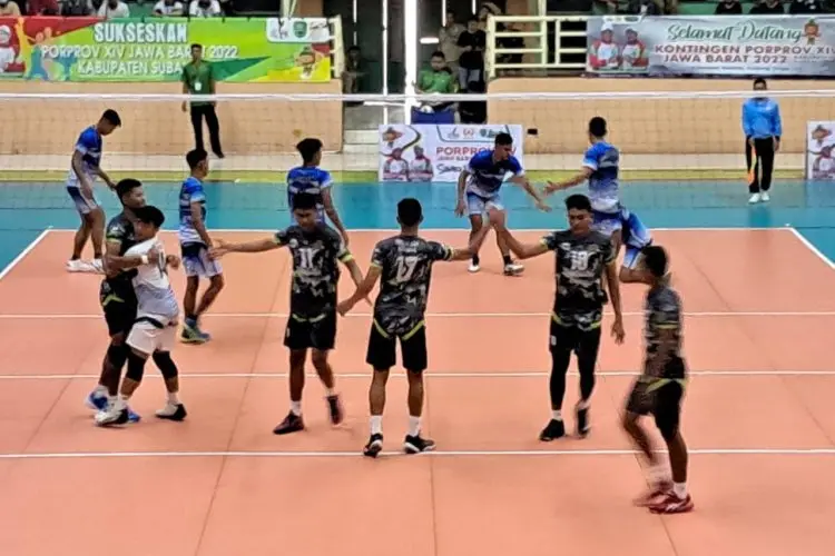 Alhamdulillah, Tim Bola Voli Putra Kabupaten Bogor Lolos 8 Besar Porprov XIV  Jabar 