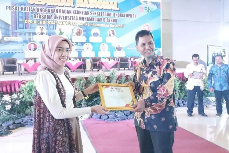 Universitas Muhammadiyah Cirebon dan Pusat Kajian Anggaran DPR RI Gelar Seminal Nasional Tentang Desa