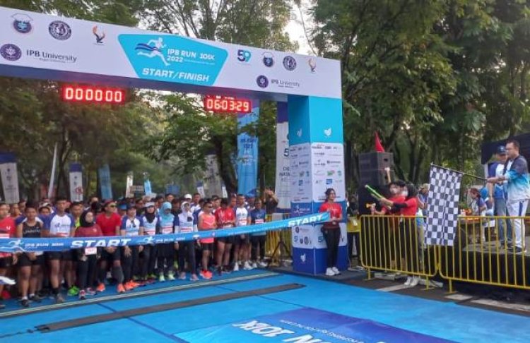 IPB Run 10K, Lari Sambil Tanam Pohon Langka di Bogor
