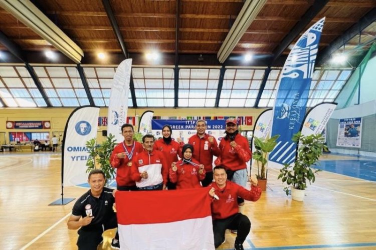 Kontingen Para-Tenis Meja Indonesia Sabet 3 Medali Emas di Pro Tour Yunani