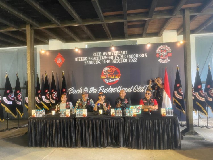 Klub Motor Indonesia Hingga Luar Negeri Ramaikan HUT Bikers Brotherhood 1% MC Ke-34 