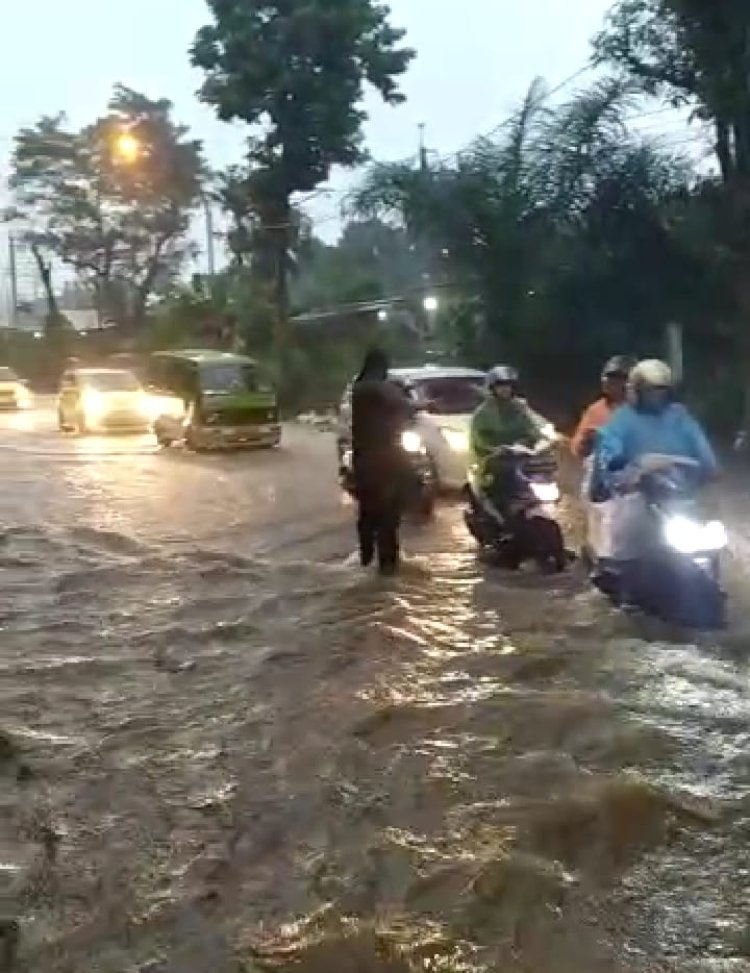 Hujan Deras Melanda Kota Bogor,  Dari Pohon Tumbang, Longsor Hingga Pengendara Terseret