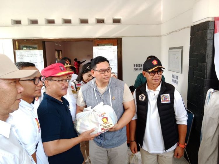 Gerindra Kota Bogor Keliling Tebar Bantuan untuk Korban Bencana