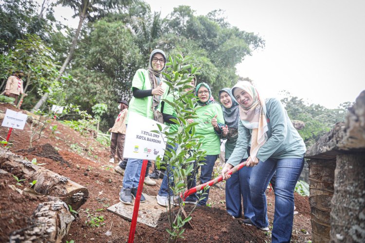 Pemkot Tanam 50.000 Pohon Produktif dan Bentuk Kampung Tematik Melalui Gerakan Bandung Menanam Jilid IV