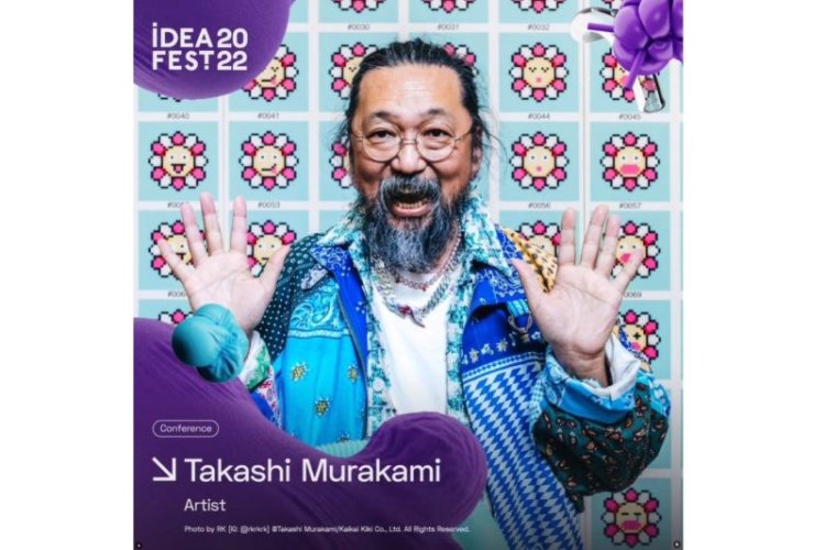 Seniman Jepang Takashi Murakami Hadir di IdeaFest 2022