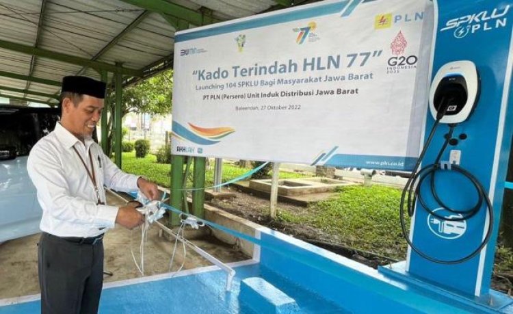 Manjakan Pemakai Kendaraan Listrik, PLN UP3 Majalaya Sediakan Tujuh SPKLU di Kabupaten Bandung
