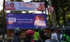Spanduk Dukungan Anies-Aher 2024 Bertebaran di Sudut-sudut Kota Bandung