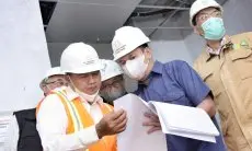 Wagub Jabar Tinjau Pelaksanaan Pembangunan Gedung Baru RSUD Kota Bogor 