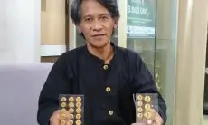 Uniknya Kancing baju dari Buah Labu Kukuk buatan Yopi Warga Kecamatan Cileunyi