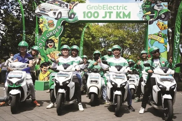 20 Juta Pesanan GrabElectric Tempuh 100 Juta Kilometer Pertama