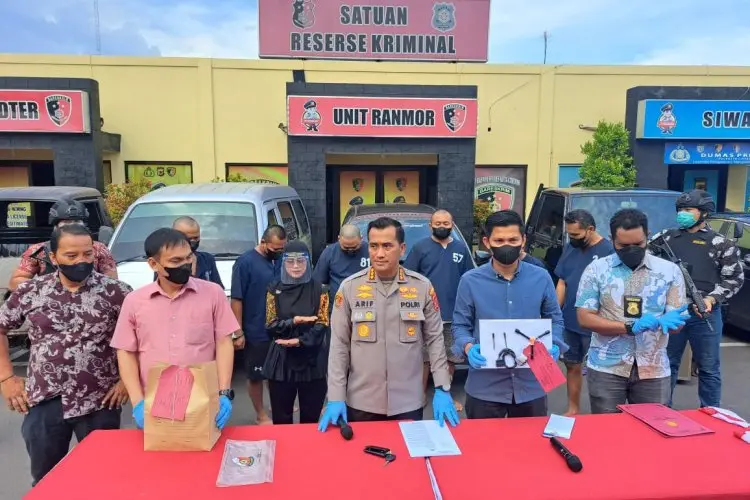 Gembong Jaringan Curanmor Jawa-Sumatera Behasil Diungkap Polresta Cirebon