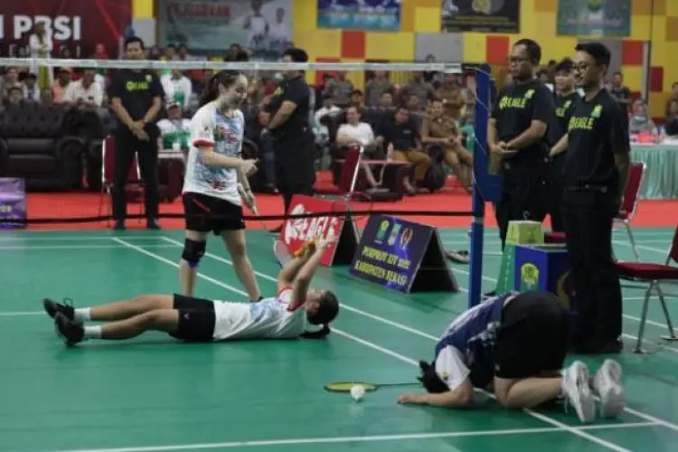 Calor Bulutangkis Kabupaten Bogor Borong Enam Medali Emas Porprov XIV Jabar 2022