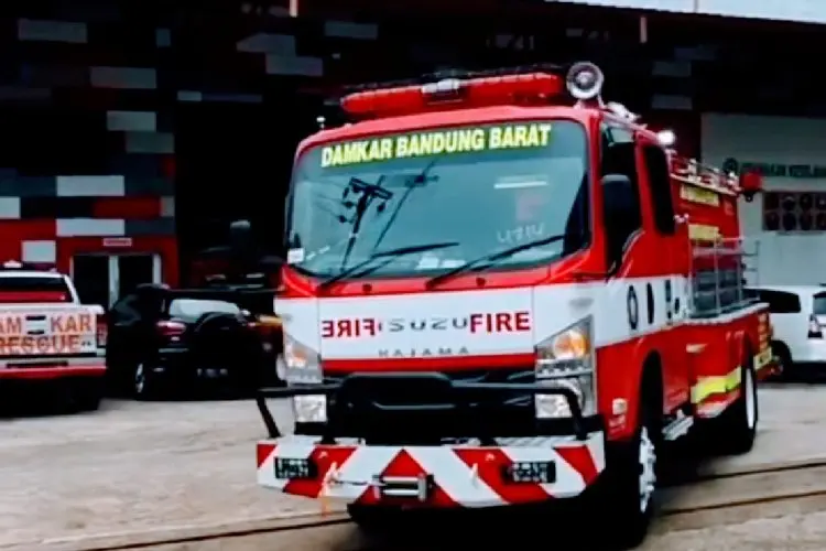 Kedatangan Empat Armada Baru, Damkar KBB Siap Maksimalkan Pelayanan 